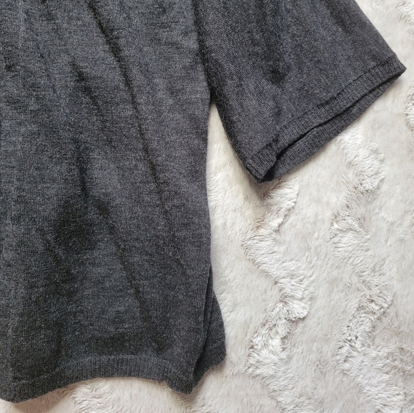 Fenn Wright Manson 100% Italian Merino Wool Charcoal Gray Cardigan Sweater Sz XL - Picture 9 of 12